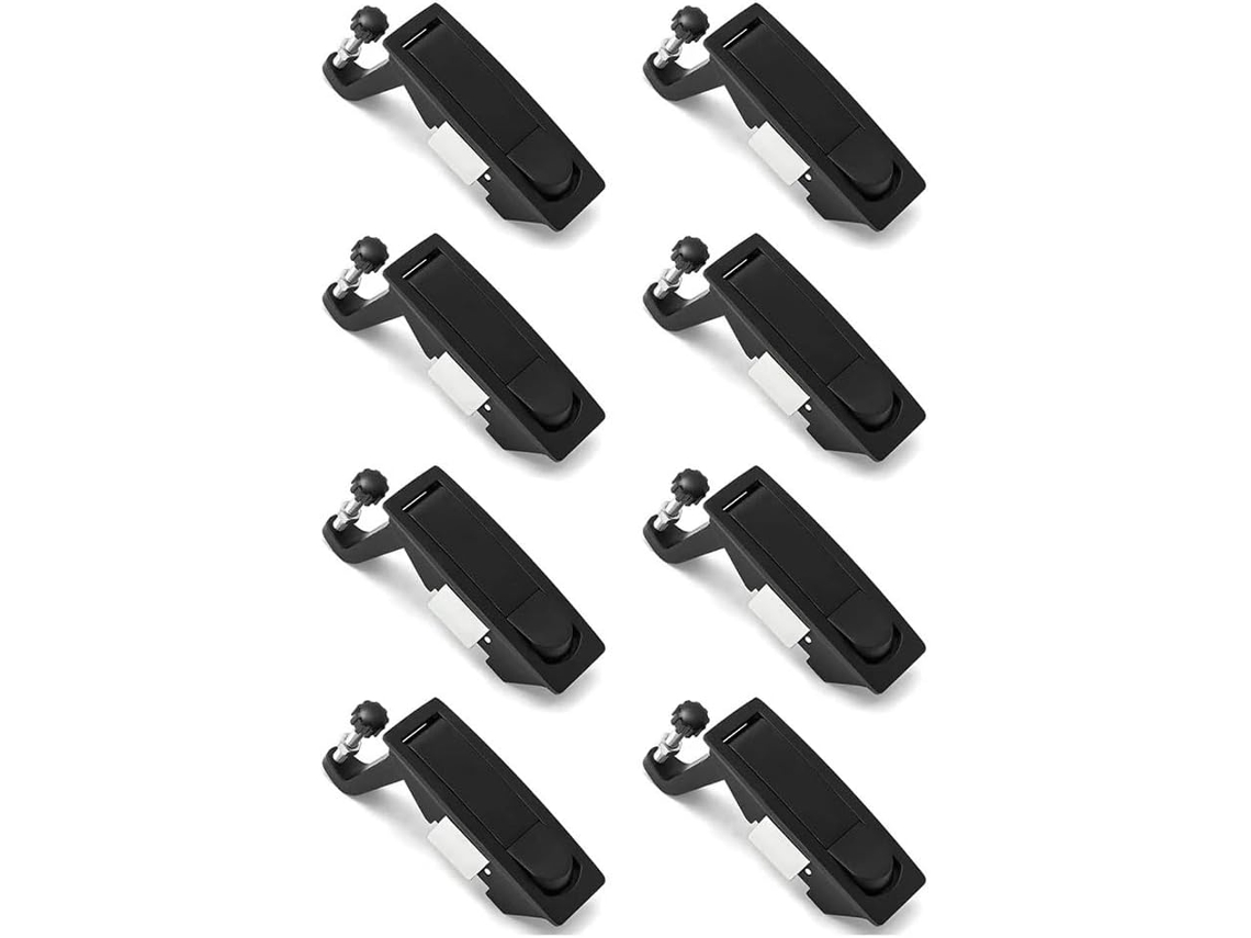 Conjunto De 8 Travas Compressão Em Liga Zinco Com Alavanca Embutida E Ajuste 0, 04a 0, 94 Polegadas 1, 01a 2, 39cm