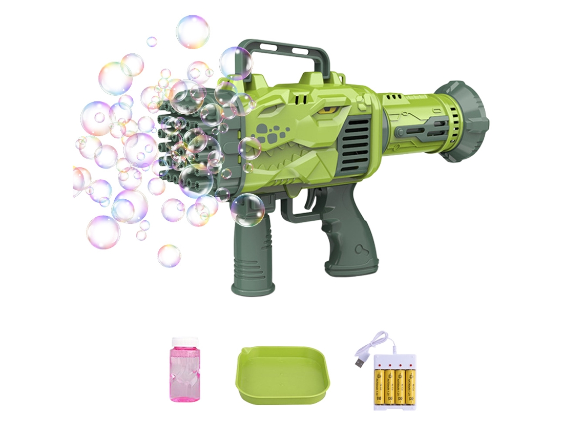 Mali máquina de Bolhas Automática com Luz Led 32/64 Buracos Brinquedo Elétrico Infantil Presente de Aniversário para Meninos e Meninas