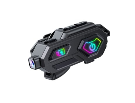 Capacete De Moto À Prova De Água Com Redução De Ruído, Intercomunicador Para Tiro, Auricular Bluetooth, Gravador De Condução