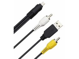 Cabo De Carregamento Áudio E Vídeo Usb Av Para Câmera Olympus Fe 220fe 230