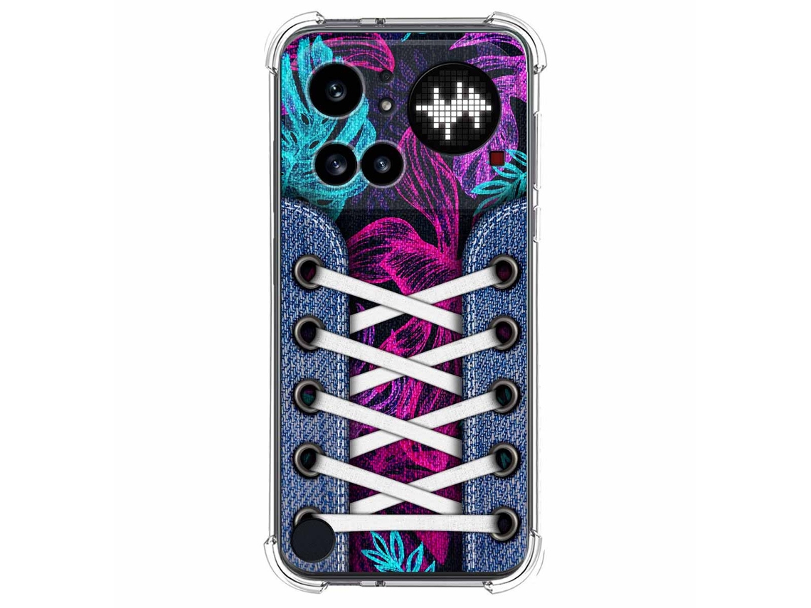 Capa Tumundosmartphone De Silicone À Prova De Choque Para Nothing Phone 4a Pro 5g Com Estampa De Tênis 7 Desenhos