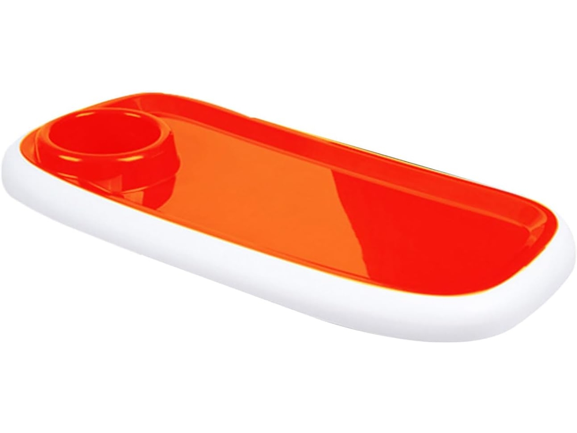 Uma Bandeja Prática E Fácil De Usar, Portátil Para Transportar Alimentos E Bebidas Com Segurança