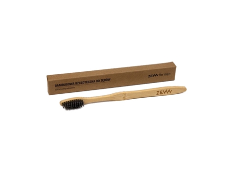 Eco Friendly Bamboo Toothbrush For Men 100 Biodegradable Adult Brush Zew For Men