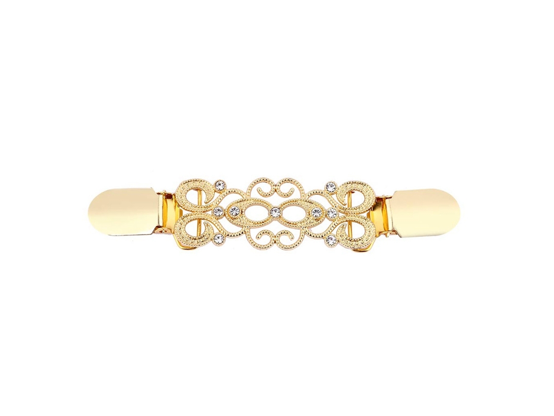 Prendedor De Cachecol Feminino Com Decoração Strass