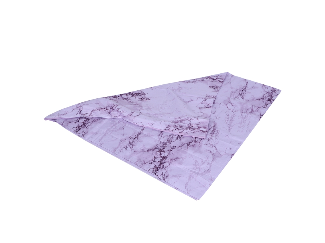 Conjunto De Cama De Impressão 3d Com Padrão De Pedra Roxa (material De Mármore) Eoocoo Com 2 Fronhas