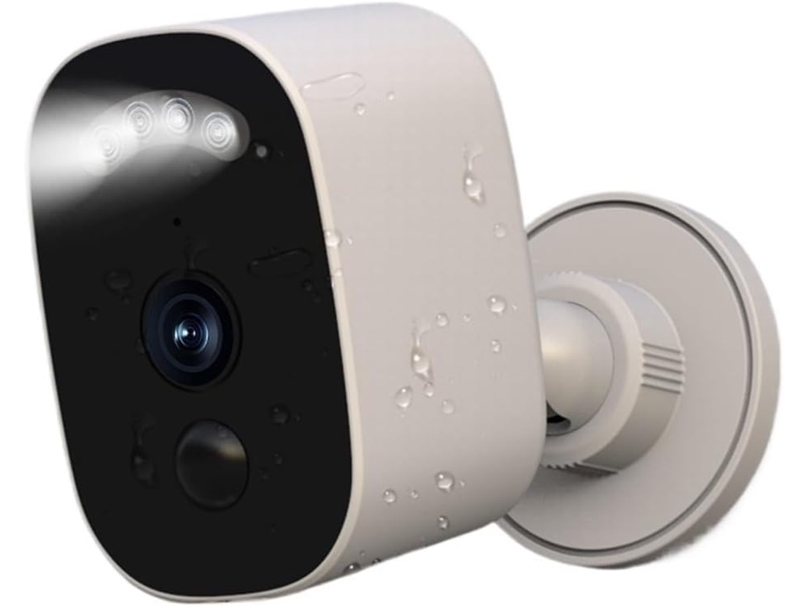 Câmera de Vigilância Wi fi Externa Sem Fio de 3mp Alimentada por Bateria, com SFUSHOS