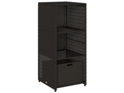 Garden Storage Cabinet, Garden Storage Cabinets Vidaxl Preto Rattan / Vime (n/a)