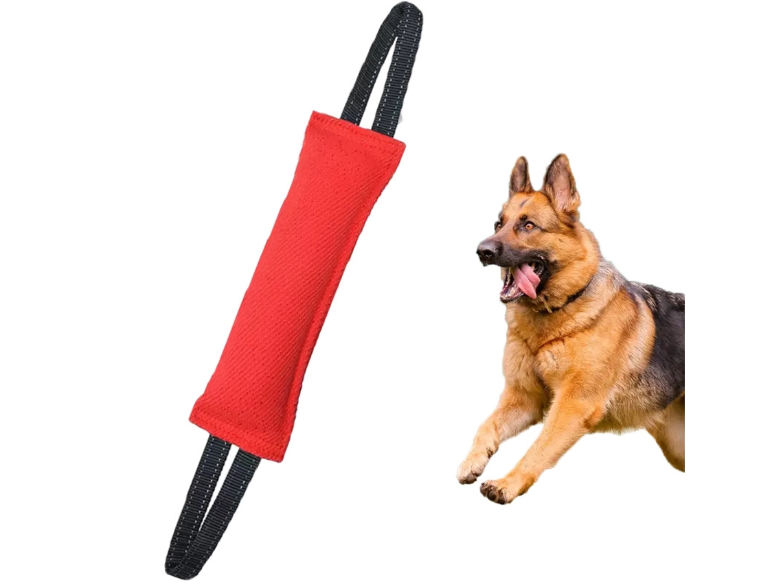 Brinquedo de Treinamento para Cães, Resistentes.para Cabo de Guerra Filhotes Aliviar a Dentição Digitallab Vermelho