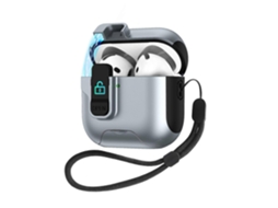 Este produto é para fones de ouvido com tampa retrátil automática e trava de segurança. GIECY