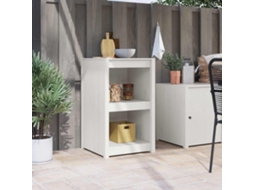 Vidaxl Armário De Cozinha Com Prateleira Meppel Branco 55 X 55 X 92 Cm