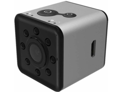 Mini Filmadora Sem Fio Para Espionagem Sem Fio Micro Cam Dvr Gravador De Vídeo Dv Impermeável Para Esportes Ao Ar Livre Cinza Yizhood