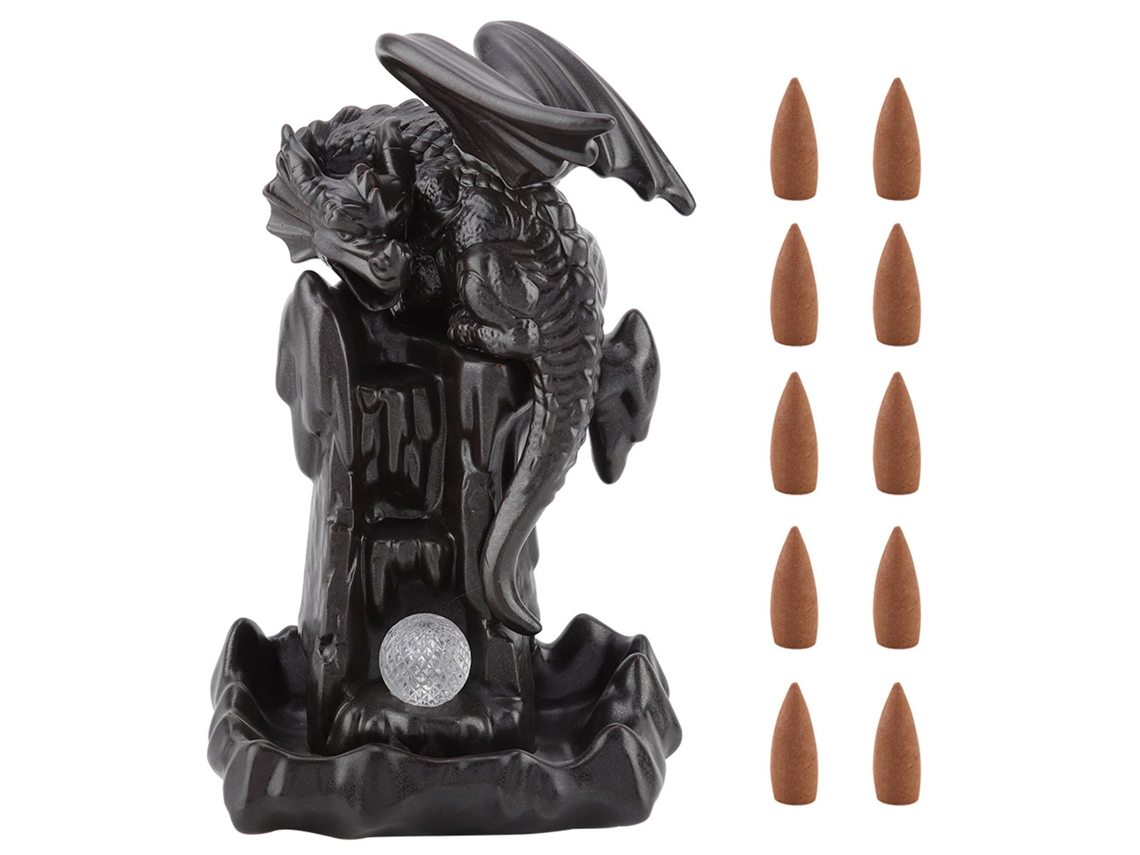 Laxiscreed Incensório De Cerâmica Para Cinzas Com Efeito De Fumaça – Decoração Elegante