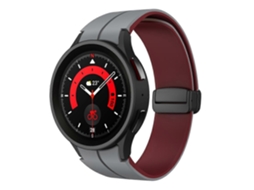 Pulseira De Silicone Bicolor Com Fecho Magnético Dobrável Para Samsung Galaxy Watch 6 / 6 Classic