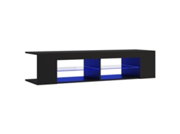 Móvel para TV com luzes LED 135x39x30 cm Branco MAISON EXCLUSIVE