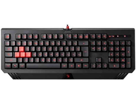Teclado Gaming Usb Iluminado Vermelho 