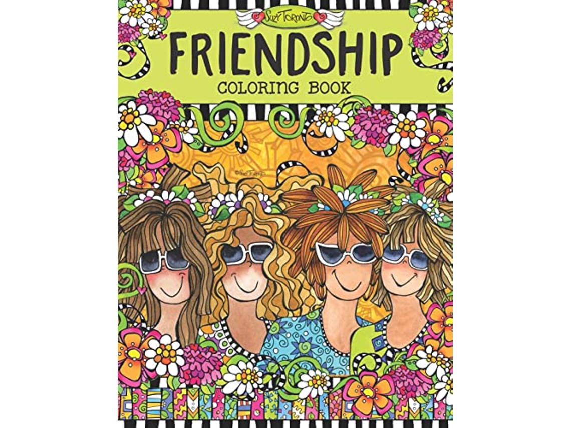 Livro Friendship Coloring Book de Suzy Toronto (Inglês)