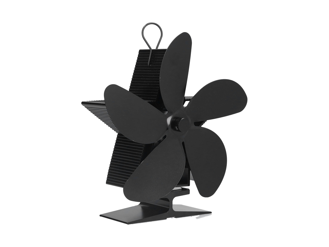 Ventilador Eco Amigável 5 Lâminas para Estufa de Madeira