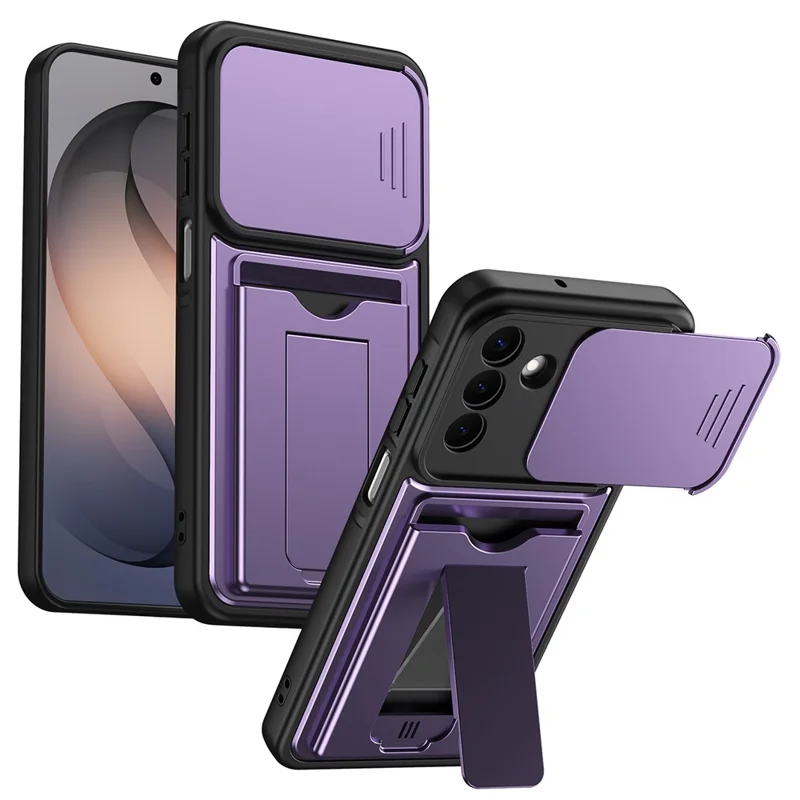 Capa Eifson Para Samsung Galaxy S26 Ultra, Tampa Deslizante Câmara - Roxo