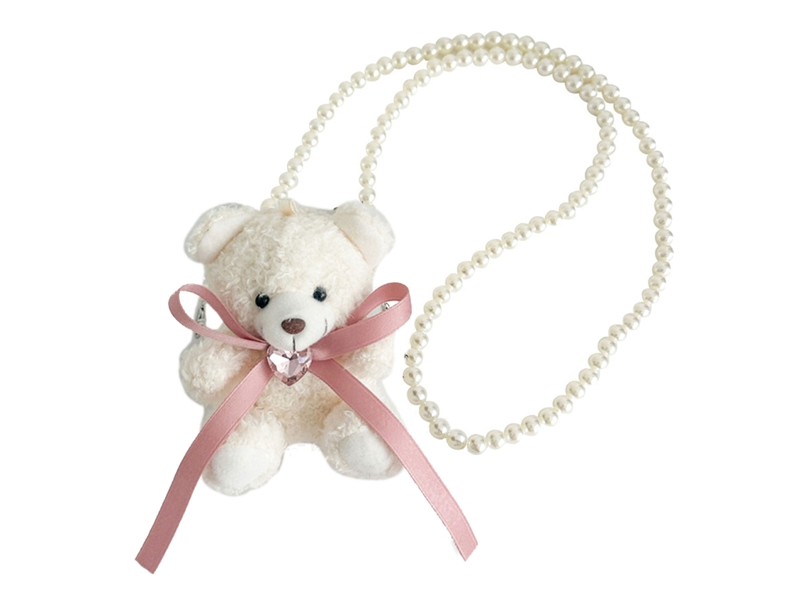Faixa De Flanela Com Laço Panda Alça De Celular Removível Alça De Pescoço Para Celular Com Corrente Ajustável Null - B