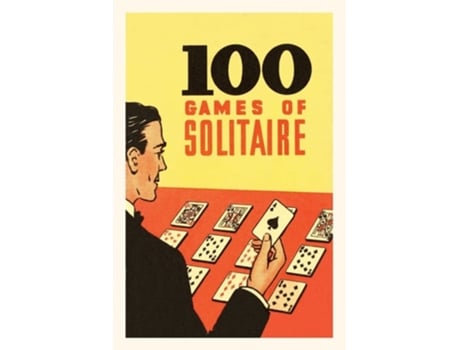 Livro Vintage Journal 100 Games Of Solitaire De Found Image Press (inglês)