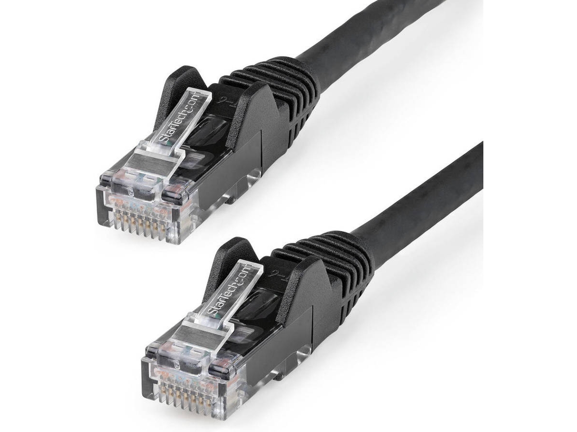 Cabo STARTECH N6LPATCH7MBK (RJ45 - 7 m - Preto)