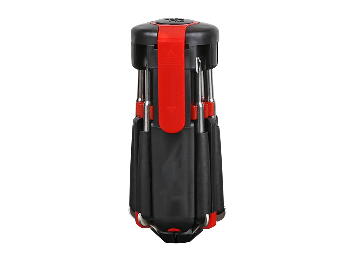 Destornillador 8 En 1 Com Lanterna Led Ferramenta Multifuncional Combo De Ranhuras Cruzadas Para Uso Industrial
