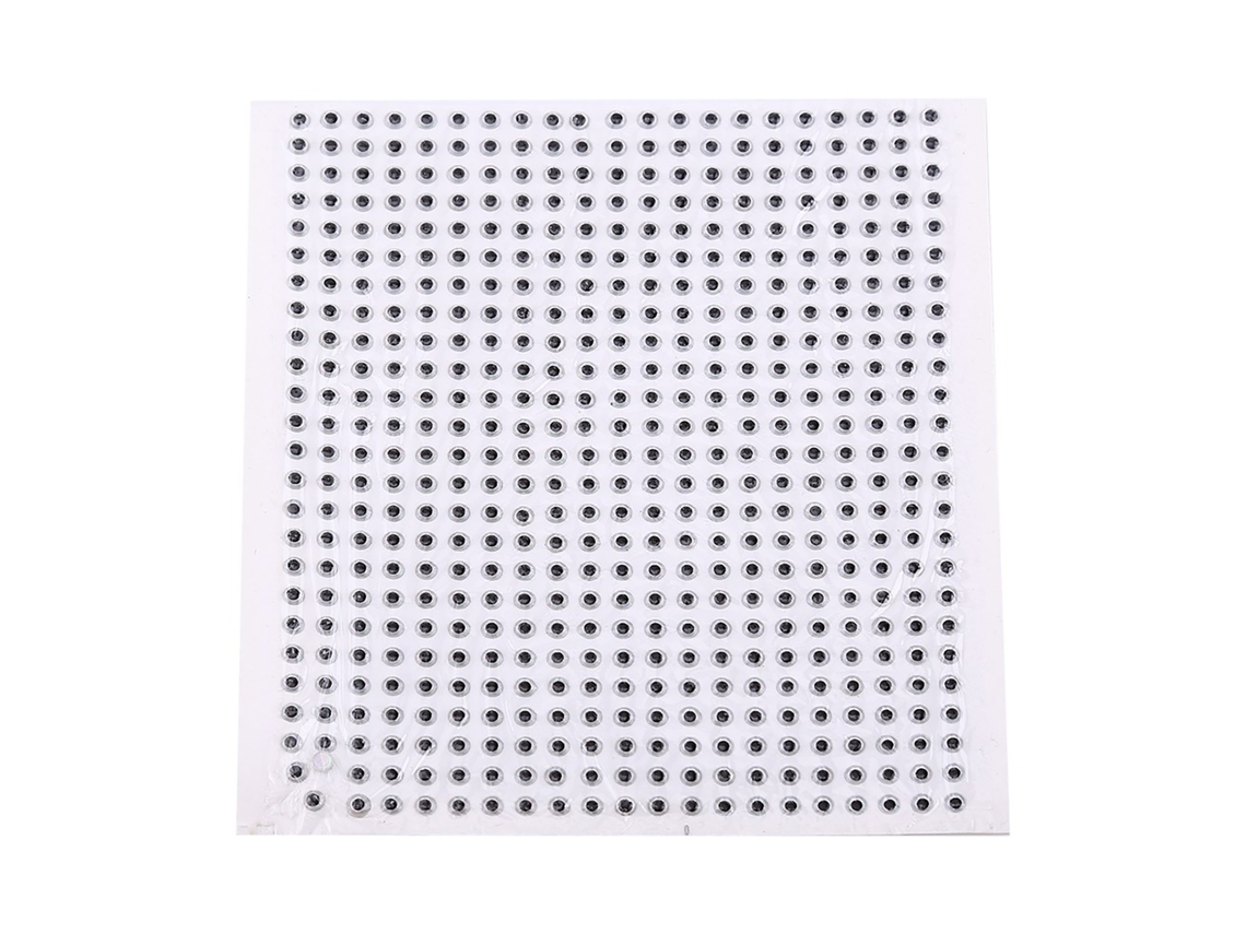 Olhos 3d para Iscas de Pesca 5mm Prata 500pcs