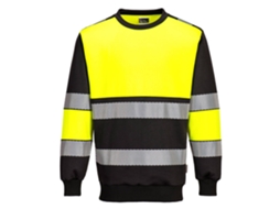 Moletom De Alta Visibilidade Pw3 - Classe 1 Amarelo Preto / Xxl