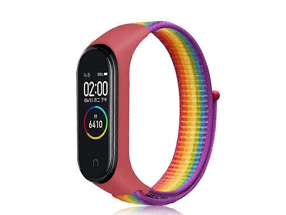 Pulseiras De Nylon Trançado Para Xiaomi Mi Band 6 (azul Marinho)