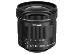 Objetiva CANON EF-S 10-18MM 4.5-5.6 IS STM (Encaixe: Canon EF-S - Abertura: f22-29 - f/4.5-5.6)