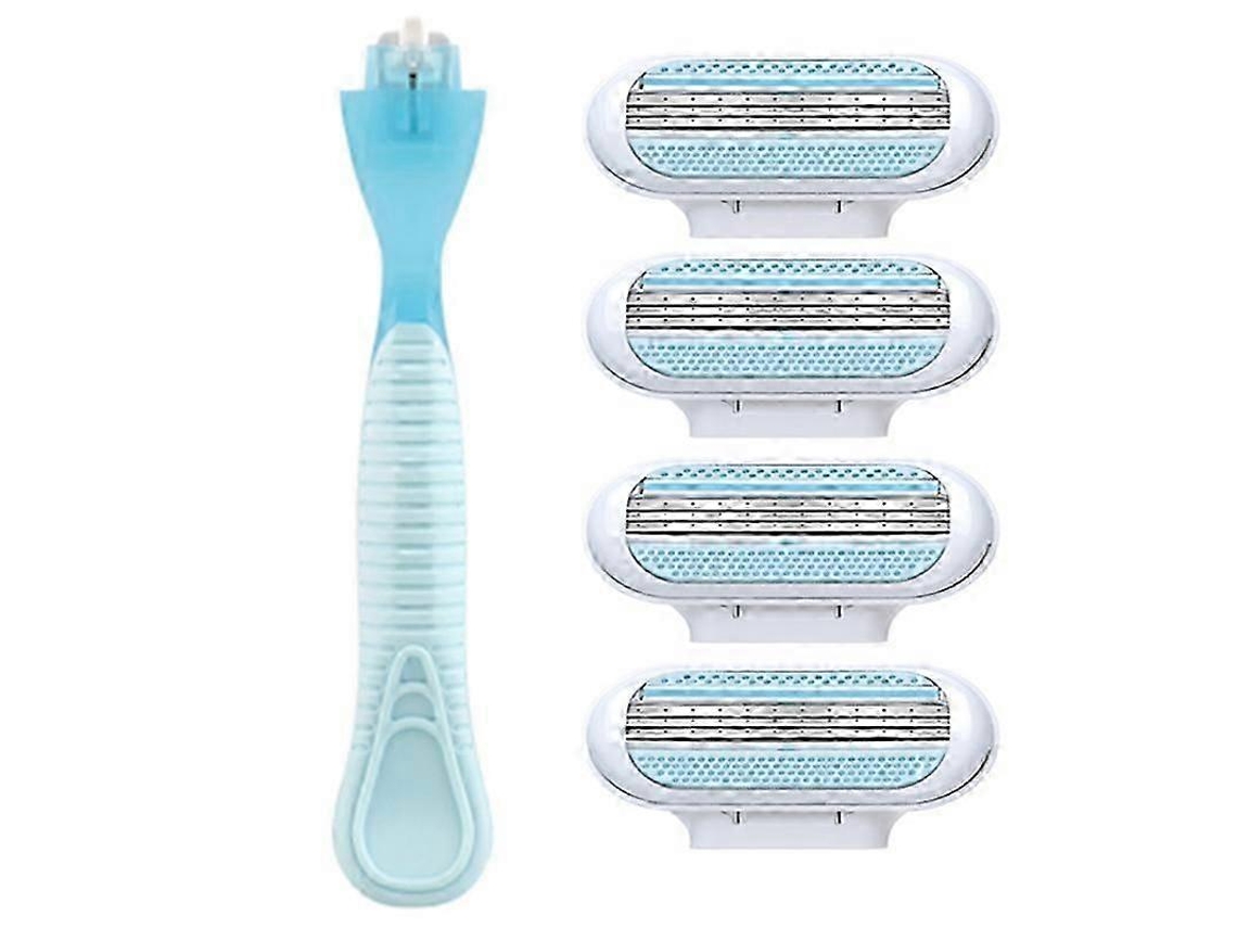 Kit Barbeador Com Cabo E 4 Cabeças, Para Depilação