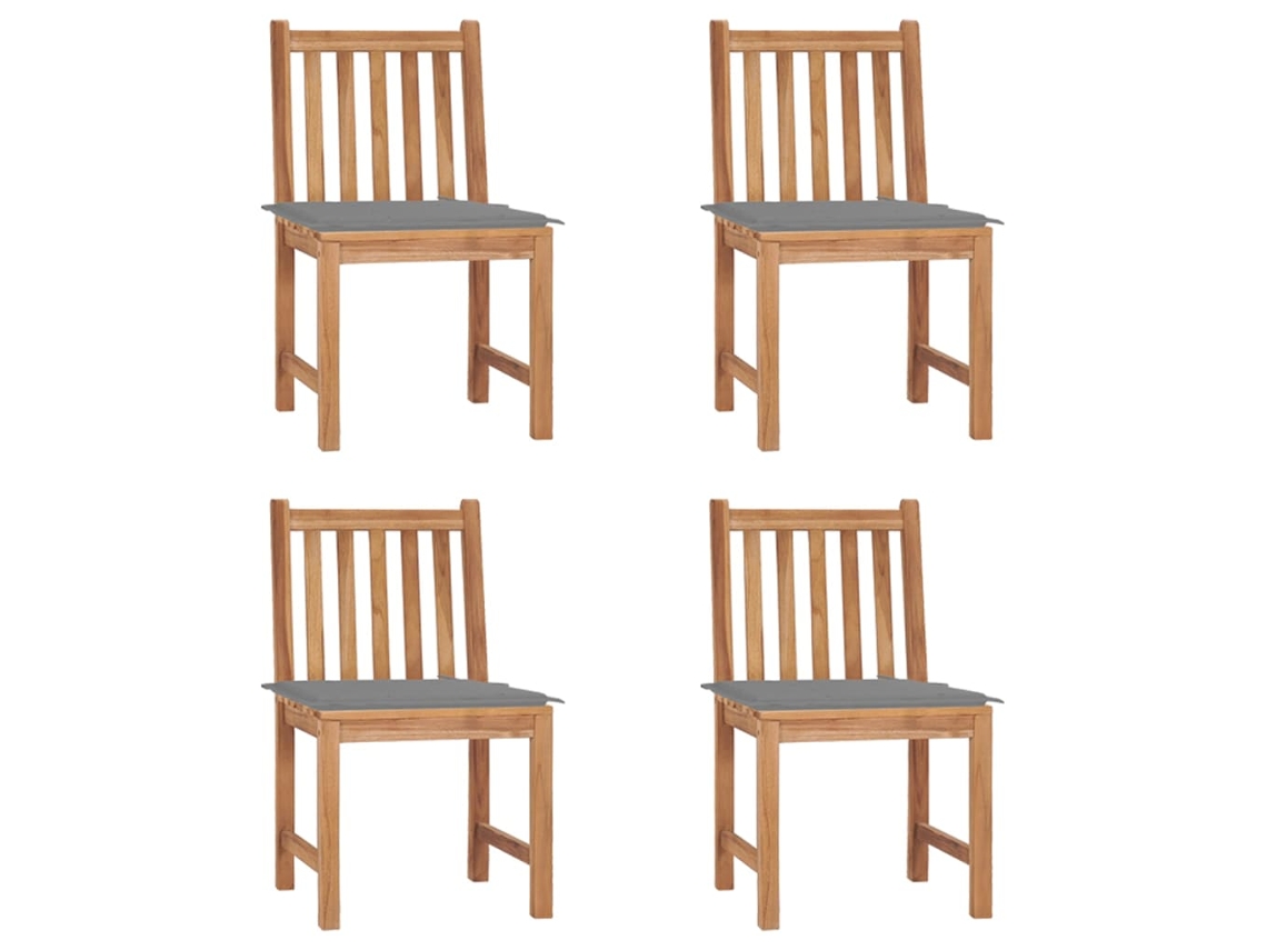 Garden Chair, Garden Chairs Vidaxl Cinzeto Madeira (n/a)