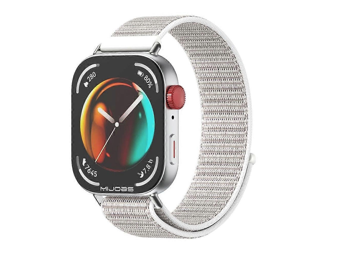 Pulseira De Nylon Respirável Mijobs Para Huawei Watch Fit3