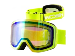 Óculos De Esqui E Snowboard Infantil Woosh 2024 Revo Shift Antiembaçante, Amarelo Fluorescente Aquaforge