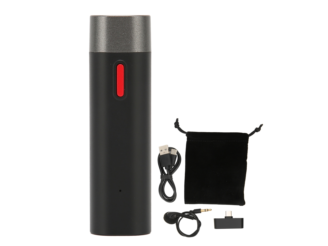 Aetheria microfone Lavalier Sem Fio Bluetooth com Redução de Ruído para Live Streaming e Entrevistas
