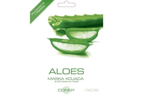 CONNY Aloe Essence máscara calma e relaxar na calmante máscara lona Aloe 23g