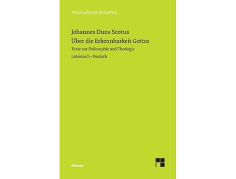 Livro Uber Die Erkennbarkeit Gottes De Johannes Duns Scotus (alemão)