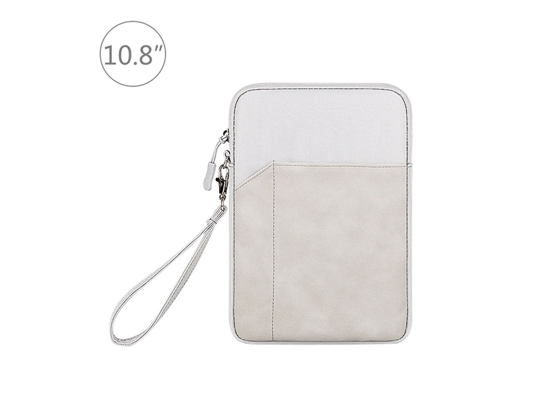 Capa Para Tablet 7.9 A 10.8 Polegadas Acolchoada Antichoque Com Bolso Frontal Impermeável Portátil Com Alça De Transporte