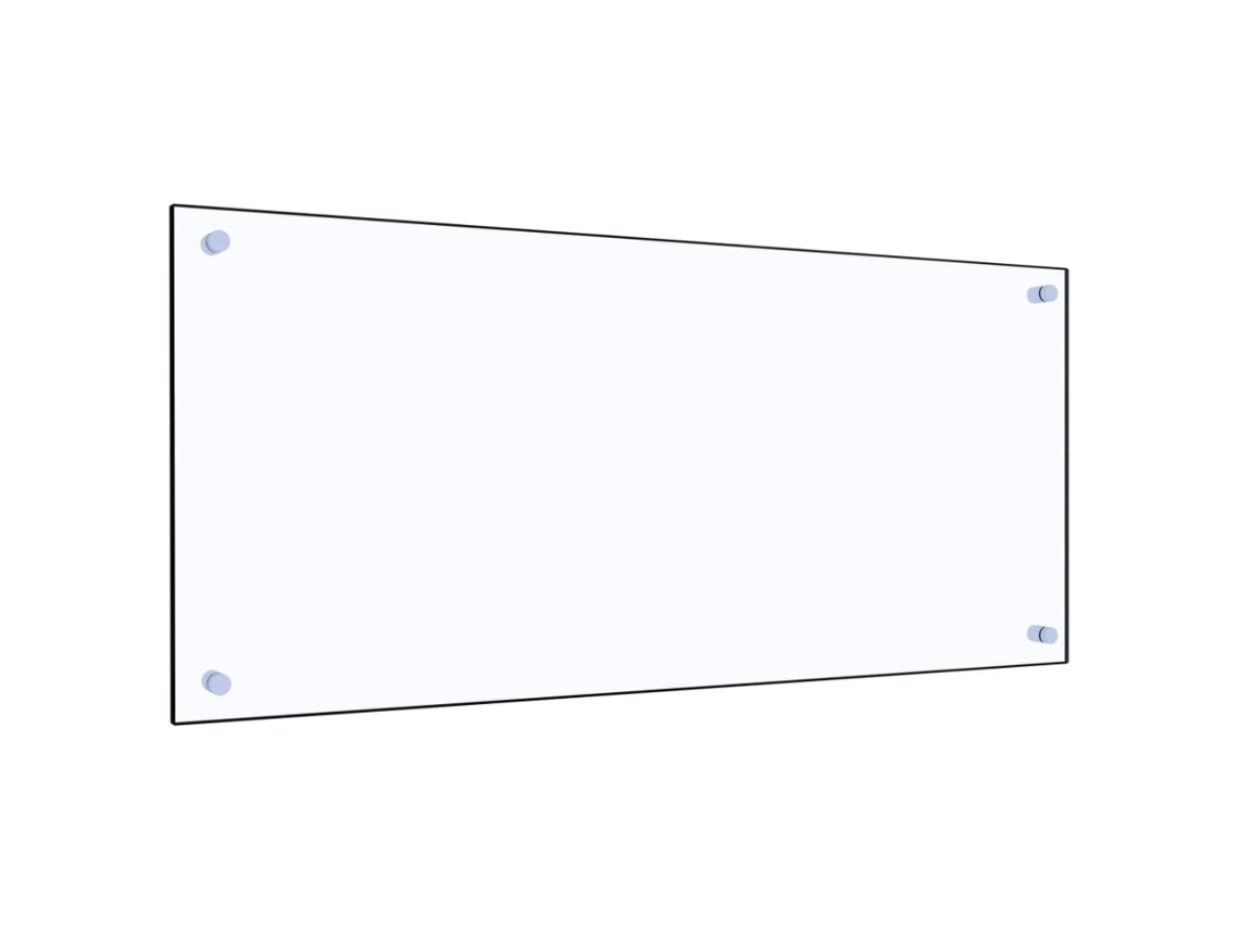 Painel De Proteção Contra Respingos Em Vidro Temperado Transparente 90x40 Cm