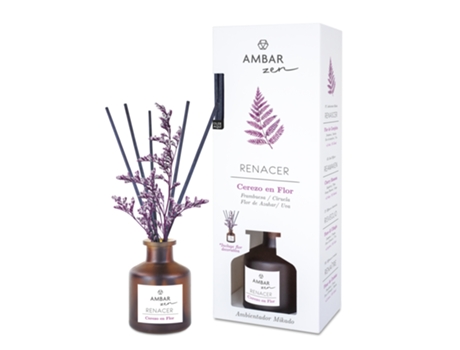 Mikado Ambientador Flor de Cerejeira Ambar Zen 40Ml 45Dias AMBAR PERFUMS