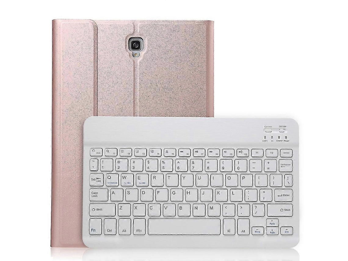Capa De Couro Com Teclado Bluetooth Para Galaxy Tab S4 10.5 T830 / T835 Aquaforge