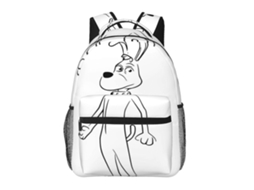 Mochila Escolar Inspector Gadget H94, Leve E Resistente, À Prova D'água E Com Alça De Ombro Ajustável.