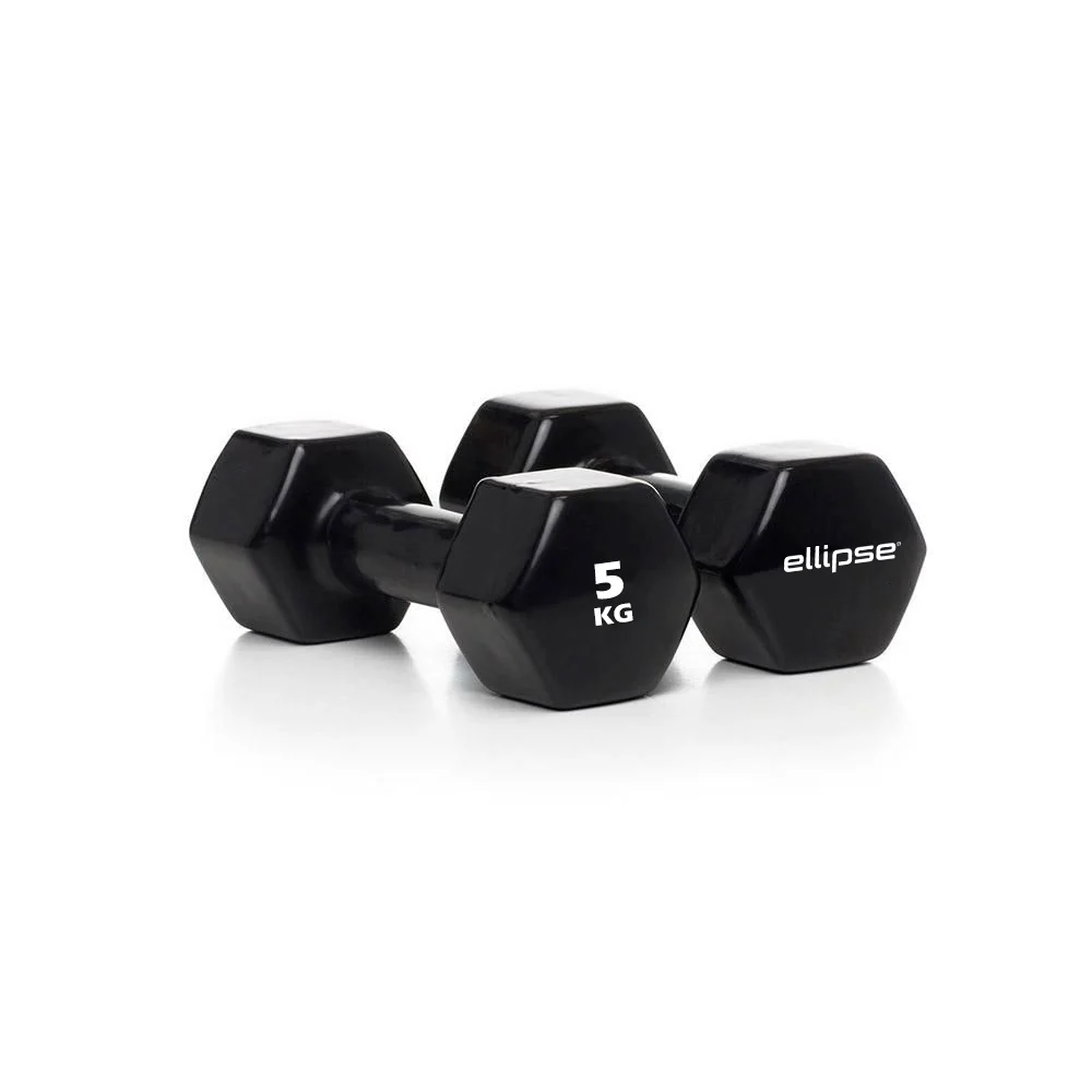 HALTERES DE VINIL (PAR) 5KG YOURFIT