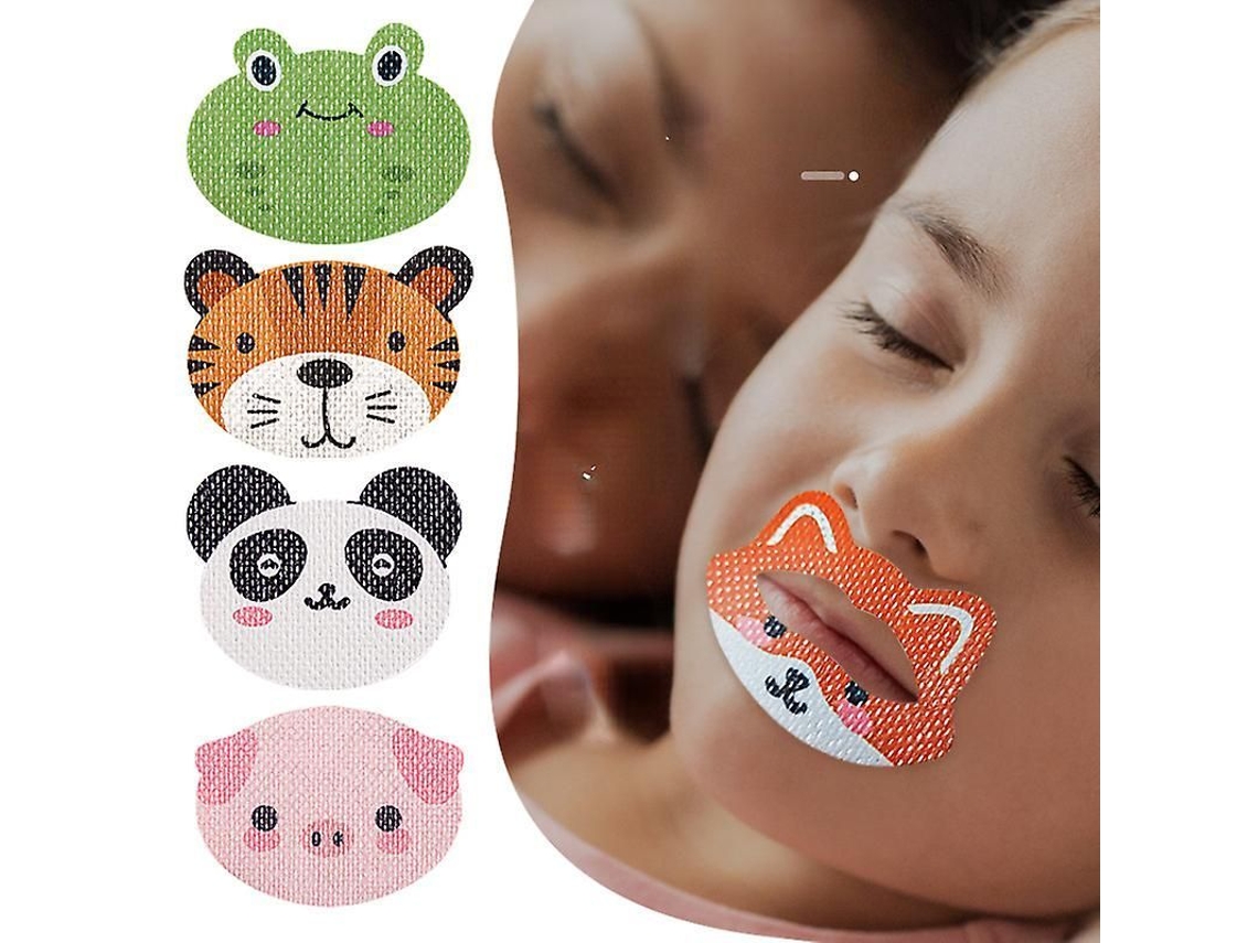 Fitas de Selamento para Dormir Infantil Anti ruído, Tiras para Boca, 30 Peças