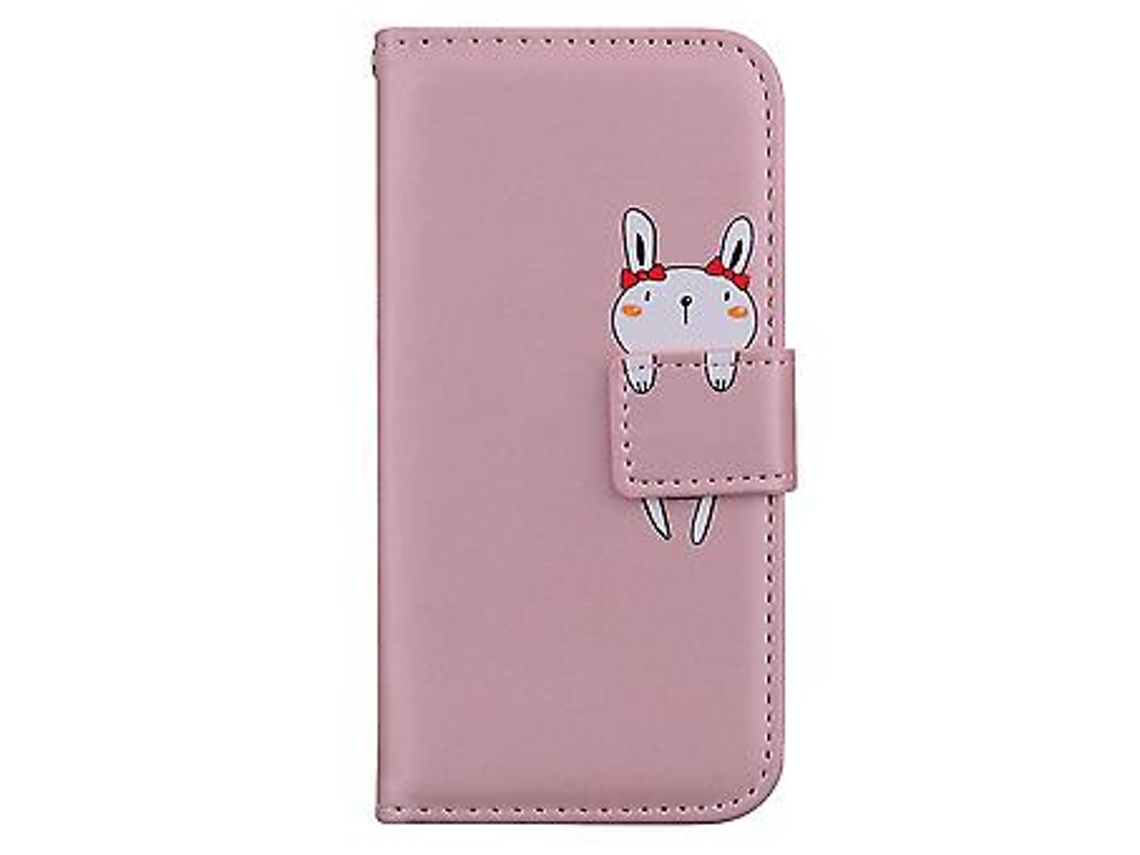 Capa De Celular Com Estampa De Urso Para Redmi Note 10 Pro Com Compartimento Para Cartão, Cordão, Material De Couro Sintético, Função Carteira, Proteç