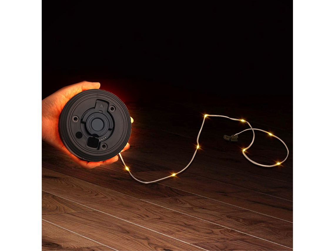 2026 lanterna de Camping Led Recargable Via Usb com Luz Colorida e Quente, Luz de Tenda Exterior Portátil 1500mah
