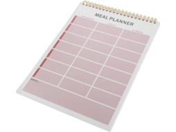 Caderno de Planejamento de Refeições, Encadernação em Espiral, Papel Elegante, Rastreador Diário de Nutrição