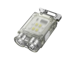 Mini Lanterna de Chaveiro Edc, 6 Modos de Iluminação, Design Magnético, Alimentação Dupla. MDUG