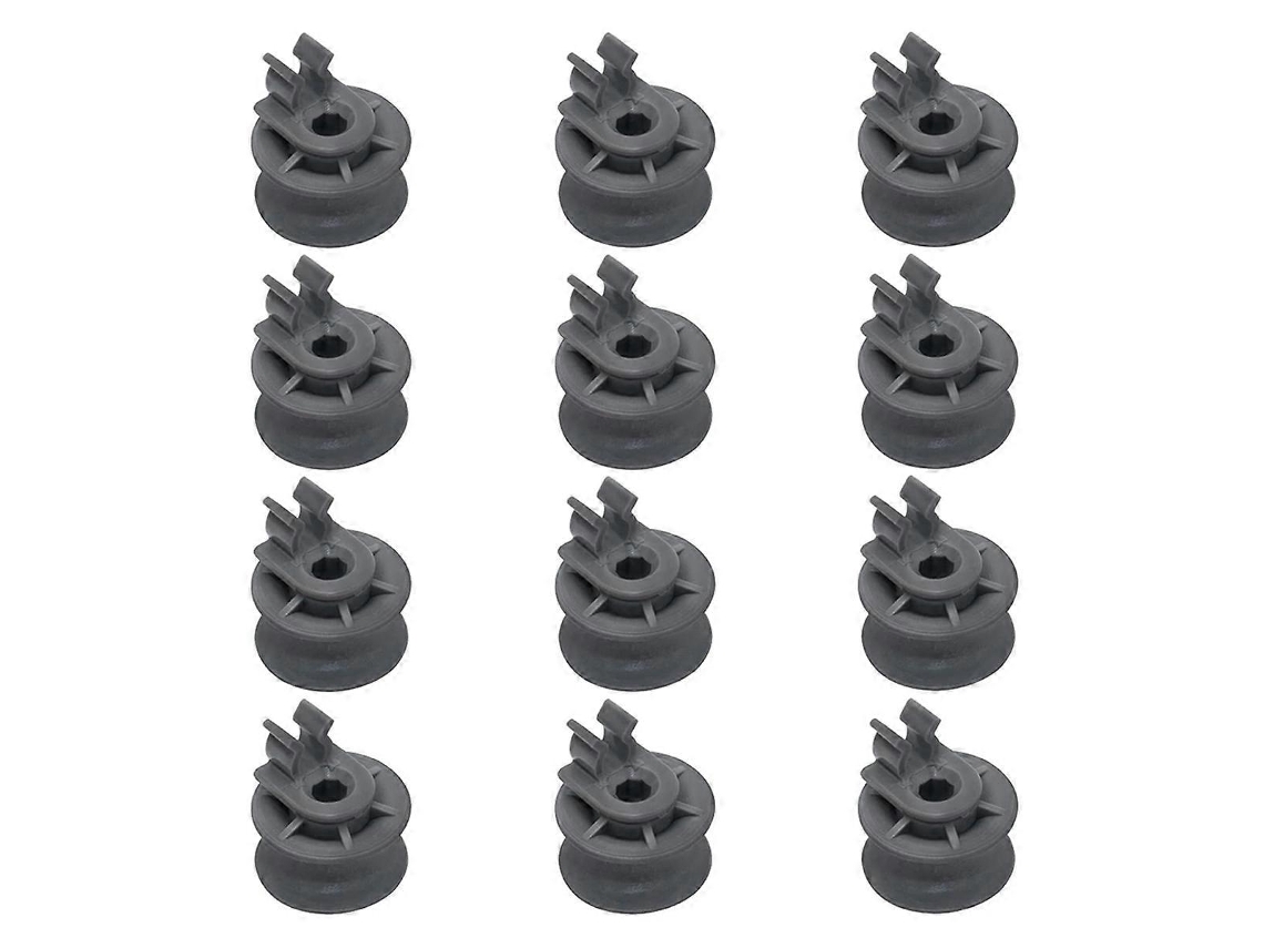 Pacote com 12 rodízios para cesto superior de louça 4581dd3002a, compatível com Lava louças AQUAFORGE