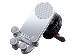 Yuru suporte de Celular para Carro Flexível com Clip Aprimorado para Ventilação Ajuste 360° e Operação com uma Mão